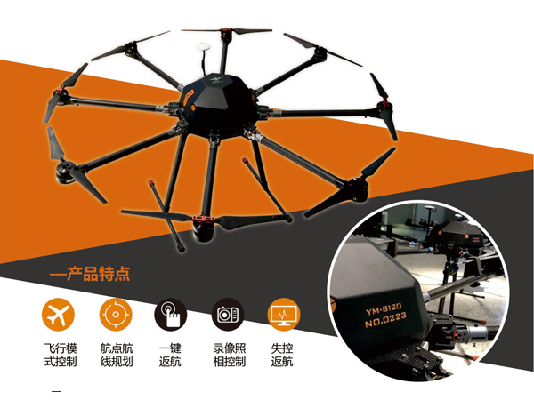 YM-8120八旋冀安防無(wú)人機(jī)